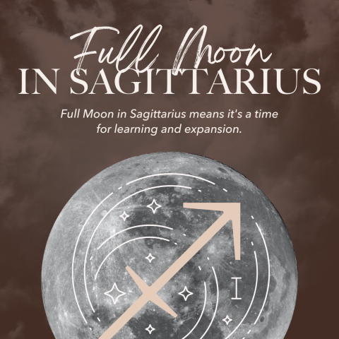 Full Moon Ceremony and Sound Bath Flyer